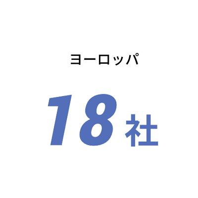 ヨーロッパ18社